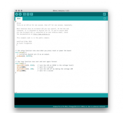 The Arduino IDE